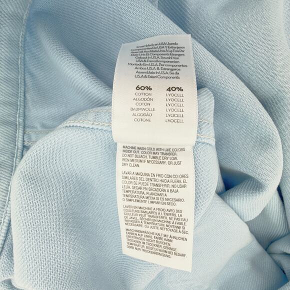 MOTHER Denim SNACKS! The Big Bite Jacket in Blue Barrymore XS - Picture 10 of 16